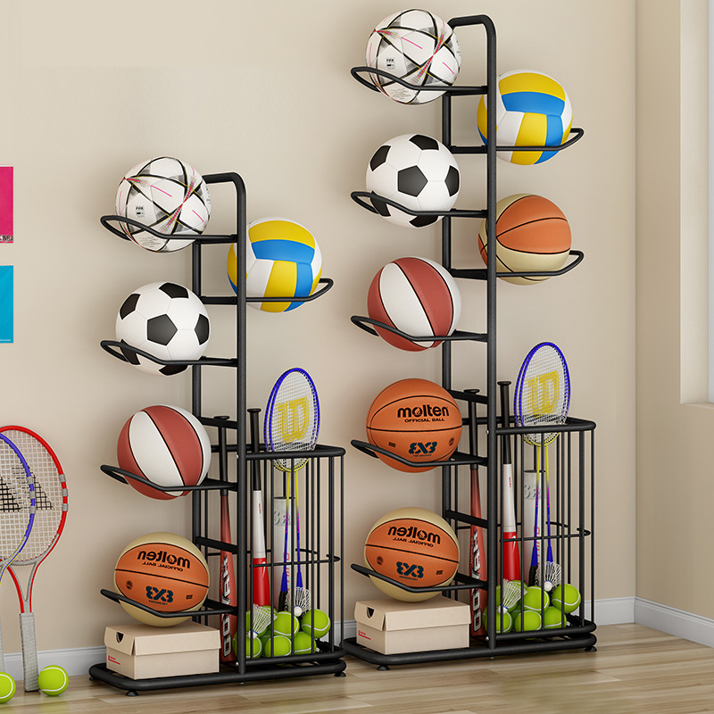 Sports Equipment For Badminton - 스포츠 공 보관 랙 농구 배드민턴