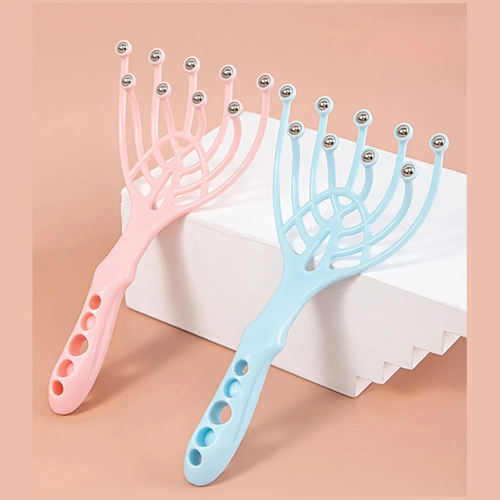 두피 마사지기 9개의 손톱 모양의 손가락 목 빗 롤러  - Lacrosse Stick Head 리뷰 및 가격