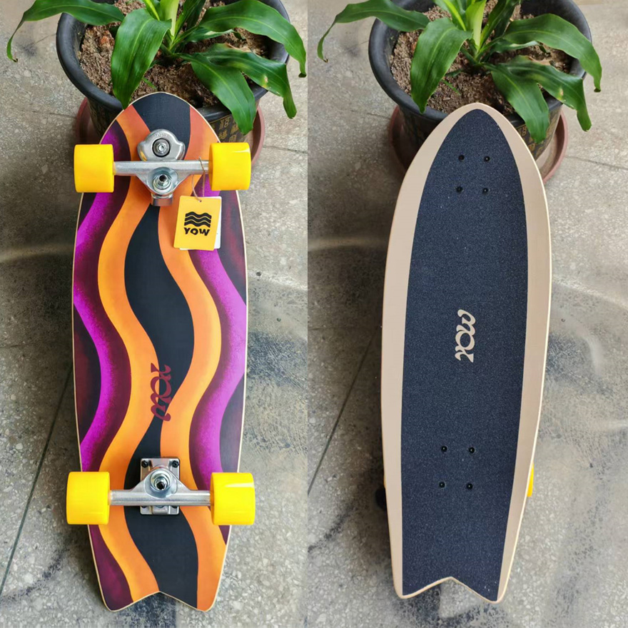 YOW 랜드 서프 스케이트보드 롱보드 전체 키트 좋은  - Skateboard Complete Deck 리뷰 및 가격