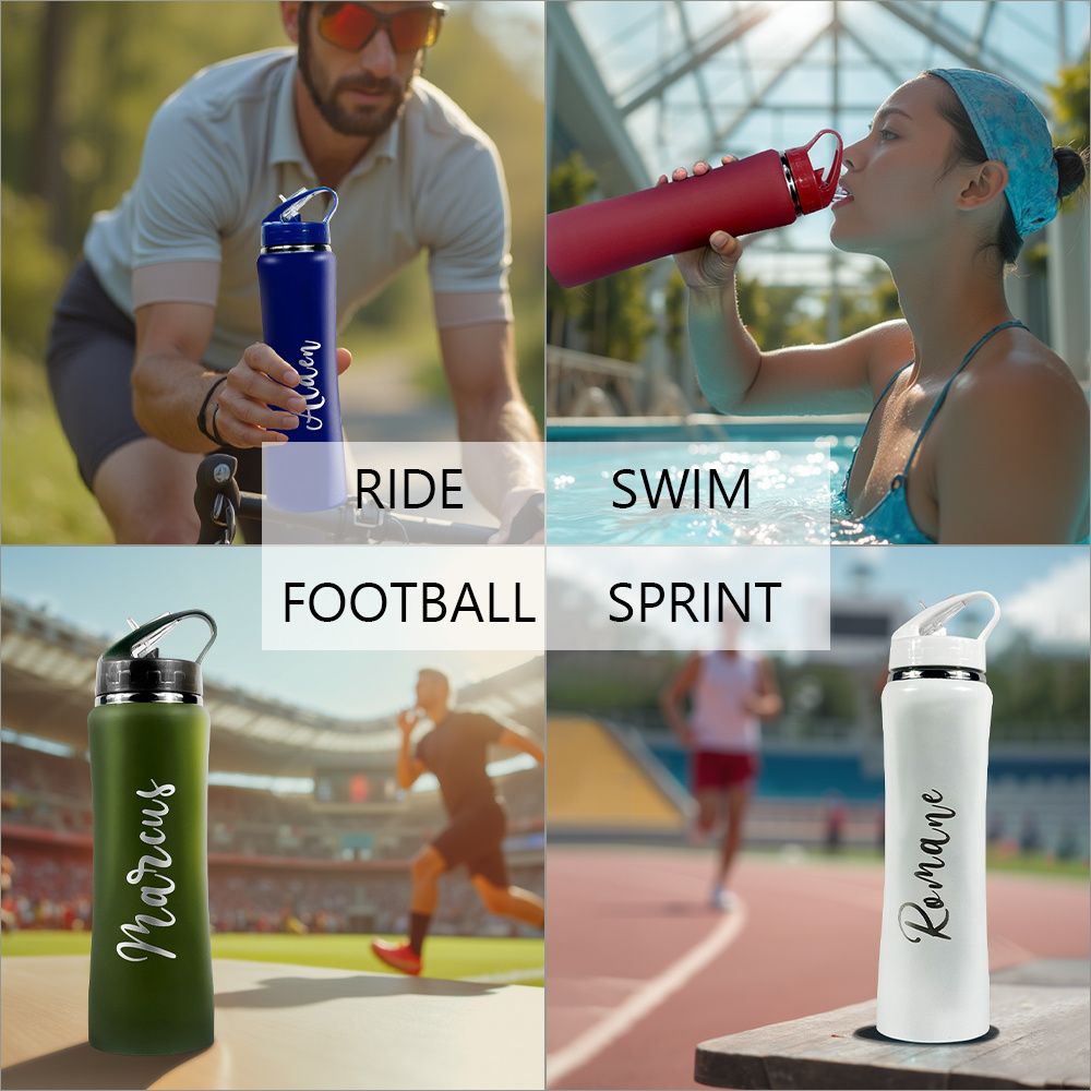 개인 맞춤 이름 레터링 빨대 물병, 맞춤 제작 스테인리 - Sports Equipment With Names 리뷰 및 가격