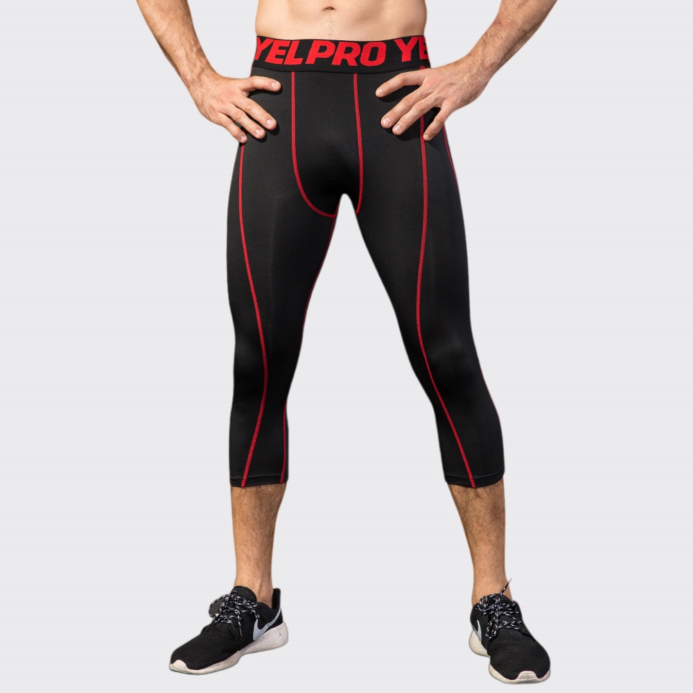 남성용 컴프레션 피트니스 레깅스 스포츠웨어 스포츠 팬츠 - Sports Equipment Logo 리뷰 및 가격