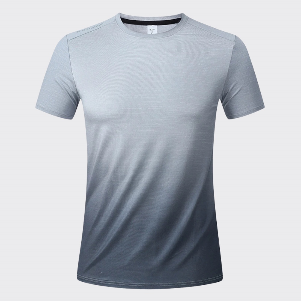 남성 피트니스 러닝 티셔츠 체육관 스포츠 그라데이션 셔 - Sports Equipment Logo 리뷰 및 가격
