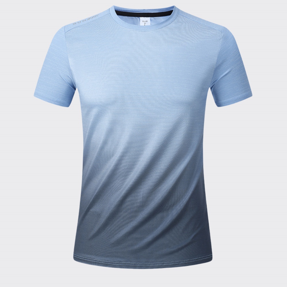 남성 피트니스 러닝 티셔츠 체육관 스포츠 그라데이션 셔 - Sports Equipment Logo 리뷰 및 가격