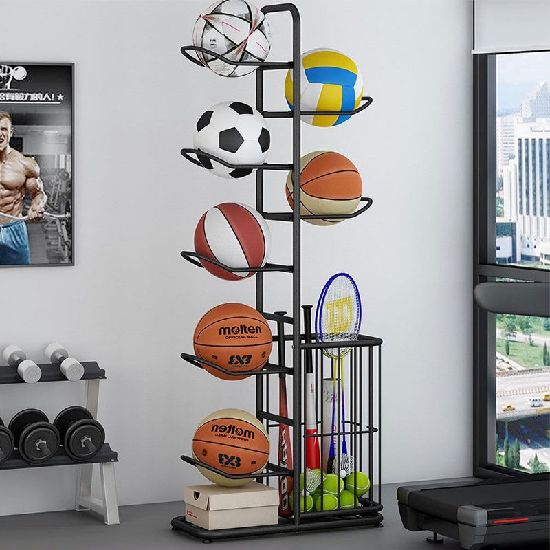 스포츠 공 보관 랙 농구 배드민턴 배구 독립형 스포츠  - Sports Equipment For Badminton 리뷰 및 가격