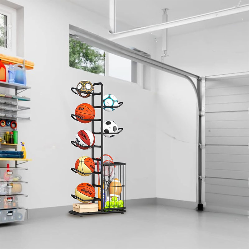 스포츠 공 보관 랙 농구 배드민턴 배구 독립형 스포츠  - Sports Equipment For Badminton 리뷰 및 가격